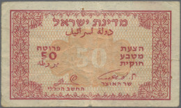 Israel: Israel Government And Anglo-Palestine Bank Ltd., Set With 3 Banknotes, C - Israele