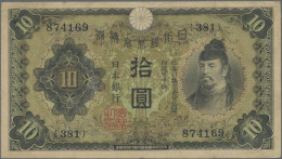 Japan: Bank Of Japan, Lot With 4 Banknotes, Series ND(1930-45), With 10 And 20 Y - Japón