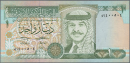 Jordan: Central Bank Of Jordan, Set With 11 Banknotes, Series 1992-2012, Compris - Giordania