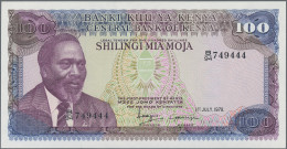 Kenya: Central Bank Of Kenya, Giant Lot With 40 Banknotes, Series 1978-2008, Com - Kenia