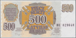 Latvia: Latvijas Banka, Lot With 8 Banknotes, 1992 Series, With 1, 2, 5, 10, 20, - Letland