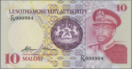 Lesotho: Lesotho Monetary Authority, Set With 2, 5 And 10 Maloti 1979, P.1-3 In - Lesotho