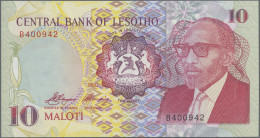 Lesotho: Central Bank Of Lesotho, Set With 4 Banknotes 1989-1990 Series, With 2, - Lesoto