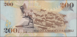 Lesotho: Central Bank Of Lesotho, Huge Lot With 17 Banknotes, Series 1994-2010, - Lesoto