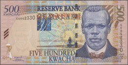 Malawi: Reserve Bank Of Malawi, Huge Lot With 34 Banknotes, 1990-2013 Series, 1 - Malawi