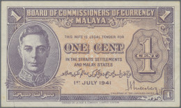 Malaya: Board Of Commissioners Of Currency – MALAYA, Lot With 7 Banknotes, With - Malaysie