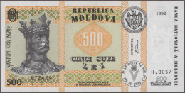 Moldova: Ministry Of Finance And Banca Naţională A Moldovei, Huge Lot With 19 Ba - Sonstige – Europa