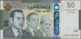 Morocco: Bank Al-Maghrib, Lot With 10 Banknotes, Series 1987-2009, Comprising 10 - Marruecos