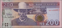 Namibia: Bank Of Namibia, Lot With 16 Banknotes, Series 1993-2001, With 10, 50 A - Namibia