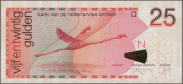 Netherlands Antilles: Bank Van De Nederlandse Antillen, Lot With 10 Banknotes, S - Antillas Neerlandesas (...-1986)