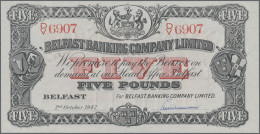 Northern Ireland: Belfast Banking Company Limited, 5 Pounds 2nd October 1942, P. - Andere & Zonder Classificatie