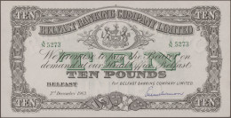 Northern Ireland: Belfast Banking Company Limited, 10 Pounds 3rd December 1963, - Andere & Zonder Classificatie