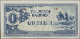 Oceania: Japanese Government – Oceania, 1 Shilling ND(1942) With Block Letter "O - Other - Oceania