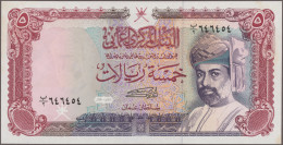 Oman: Central Bank Of Oman, Lot With 9 Banknotes, 1987-1994 Series, With 2x 100 - Oman