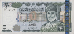 Oman: Central Bank Of Oman, Lot With 8 Banknotes, Series 1995-2010, Comprising 1 - Oman