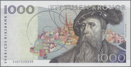 Sweden: Sveriges Riksbank 1.000 Kronor 1992, P.60 In UNC Condition. - Svezia