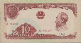 Vietnam: National Bank Of Vietnam, Lot With 6 SPECIMEN, 1958 Series, All With Ze - Viêt-Nam