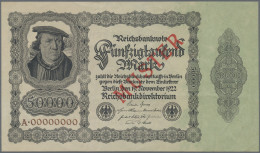 Deutschland - Deutsches Reich Bis 1945: Reichsbanknote 50.000 Mark 1922 MUSTER, - Autres & Non Classés