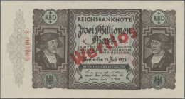 Deutschland - Deutsches Reich Bis 1945: Reichsbanknote 2 Millionen Mark 1923 MUS - Otros & Sin Clasificación