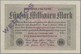 Deutschland - Deutsches Reich Bis 1945: Reichsbanknote 50 Millionen Mark 1923 MU - Otros & Sin Clasificación