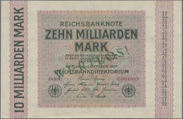 Deutschland - Deutsches Reich Bis 1945: Reichsbanknote 10 Milliarden Mark 1923 M - Andere & Zonder Classificatie