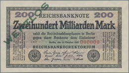 Deutschland - Deutsches Reich Bis 1945: Reichsbanknote 200 Milliarden Mark 1923 - Autres & Non Classés