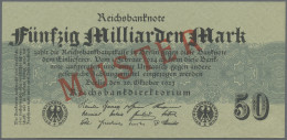 Deutschland - Deutsches Reich Bis 1945: Reichsbanknote 50 Milliarden Mark 1923 M - Andere & Zonder Classificatie