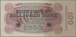 Deutschland - Deutsches Reich Bis 1945: Reichsbanknote 100 Billionen Mark 1923 M - Other & Unclassified