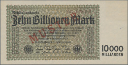 Deutschland - Deutsches Reich Bis 1945: Reichsbanknote 10 Billionen Mark 1923 MU - Otros & Sin Clasificación