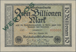 Deutschland - Deutsches Reich Bis 1945: Reichsbanknote 10 Billionen Mark 1923 MU - Sonstige & Ohne Zuordnung