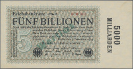 Deutschland - Deutsches Reich Bis 1945: Reichsbanknote 5 Billionen Mark 1923 MUS - Sonstige & Ohne Zuordnung