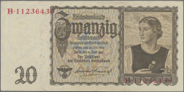 Deutschland - Deutsches Reich Bis 1945: 20 Reichsmark 1939 Ohne Udr.-Bst., Ro.17 - Otros & Sin Clasificación