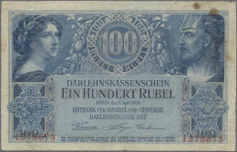 Deutschland - Nebengebiete Deutsches Reich: Darlehenskasse Ost, Serie 1916-1918, - Other & Unclassified