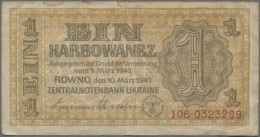 Deutschland - Nebengebiete Deutsches Reich: Zentralnotenbank Ukraine, 1942, Groß - Andere & Zonder Classificatie