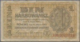 Deutschland - Nebengebiete Deutsches Reich: Zentralnotenbank Ukraine, 1942, Groß - Sonstige & Ohne Zuordnung