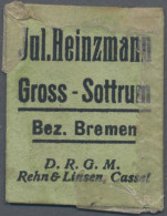 Deutschland - Briefmarkennotgeld: Gross-Sottrum, Bez. Bremen, Jul. Heinzmann, 5 - Autres & Non Classés