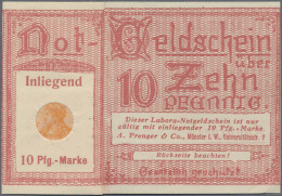 Deutschland - Briefmarkennotgeld: Münster, Conditorei Schröder, 10 Pf., "Labora- - Andere & Zonder Classificatie