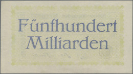 Deutschland - Länderscheine: Birkenfeld, Landesvorstand, 2 X 500 Mrd. Mark, 26.1 - Altri & Non Classificati