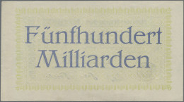 Deutschland - Länderscheine: Birkenfeld, Landesvorstand, 2 X 500 Mrd. Mark, 26.1 - Sonstige & Ohne Zuordnung