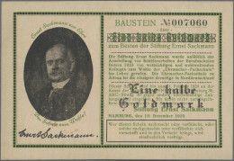 Deutschland - Notgeld - Hamburg: Hamburg, Stiftung Ernst Sackmann, 1/2 GMk., 10. - [11] Local Banknote Issues