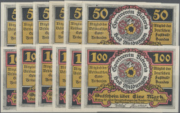 Deutschland - Notgeld - Hessen: Bad Wildungen, Sportverein Viktoria, 6 X 50 Pf., - Lokale Ausgaben