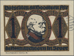 Deutschland - Notgeld - Niedersachsen: Jever, Bismarckturm, 2 X 1 Mark (Bilder " - [11] Emissioni Locali