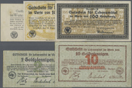 Deutschland - Notgeld - Rheinland: Aachen, Stadt, 5, 10, 100 GPf., 10.12.1923; D - Lokale Ausgaben