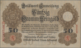 Deutschland - Notgeld - Rheinland: Düsseldorf, Rheinische Gold- Und Silber-Schei - [11] Local Banknote Issues