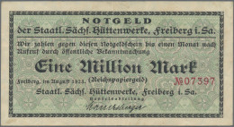 Deutschland - Notgeld - Sachsen: Freiberg, Stadt, 25 Scheine (dabei 50 Pf. Ohne - [11] Local Banknote Issues