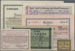 Deutschland - Notgeld - Schleswig-Holstein: Gehaltvoller Doublettenposten Von 30 - [11] Local Banknote Issues