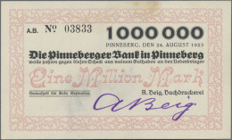 Deutschland - Notgeld - Schleswig-Holstein: Pinneberg, A. Beig, Buchdruckerei, 1 - [11] Lokale Uitgaven