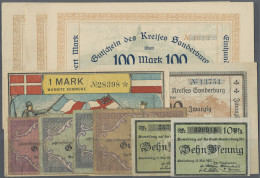 Deutschland - Notgeld - Schleswig-Holstein: Nordschleswig, Doublettenlot Mit übe - [11] Local Banknote Issues