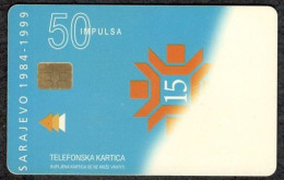 Bosnia Sarajevo -  Sarajevo Olimpic Games 1984-1999 Used Chip Card - Bosnien