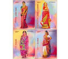 India 2023 BRIDAL COSTUMES OF INDIA 4v SET MNH As Per Scan - Andere & Zonder Classificatie